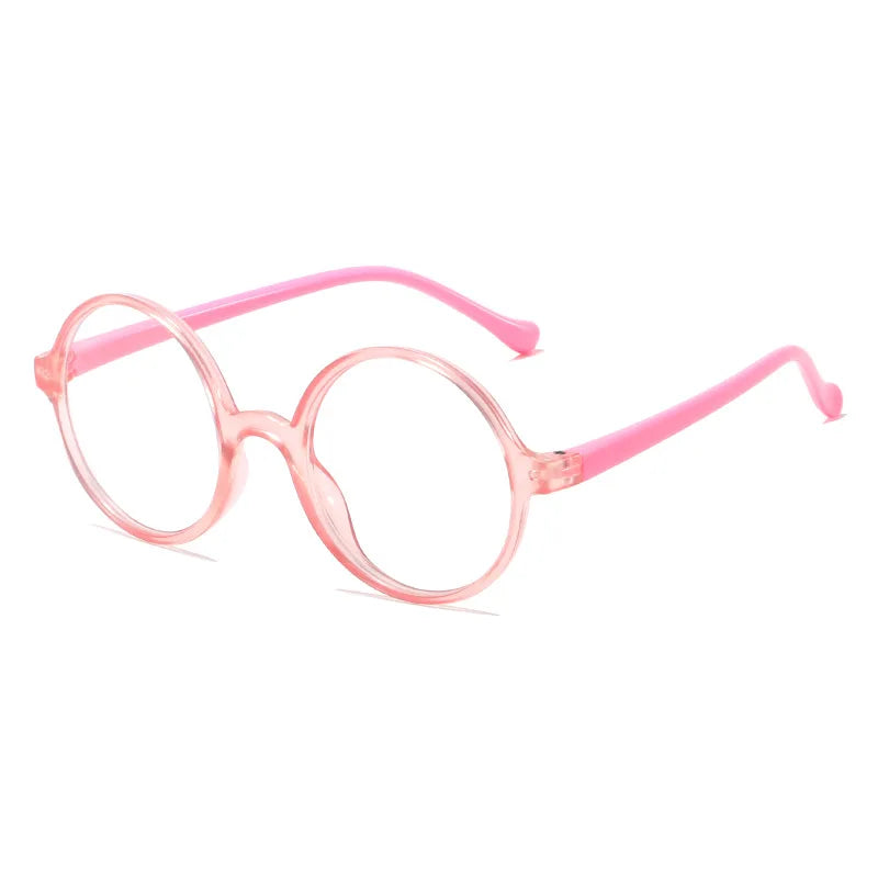 Kids Round Glasses Frame Clear Lens | Korean Style Photo Prop