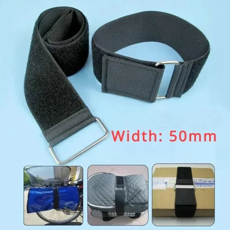 Width Nylon Velcro Cargo Straps Heavy Duty Luggage Lashing Motorcycle