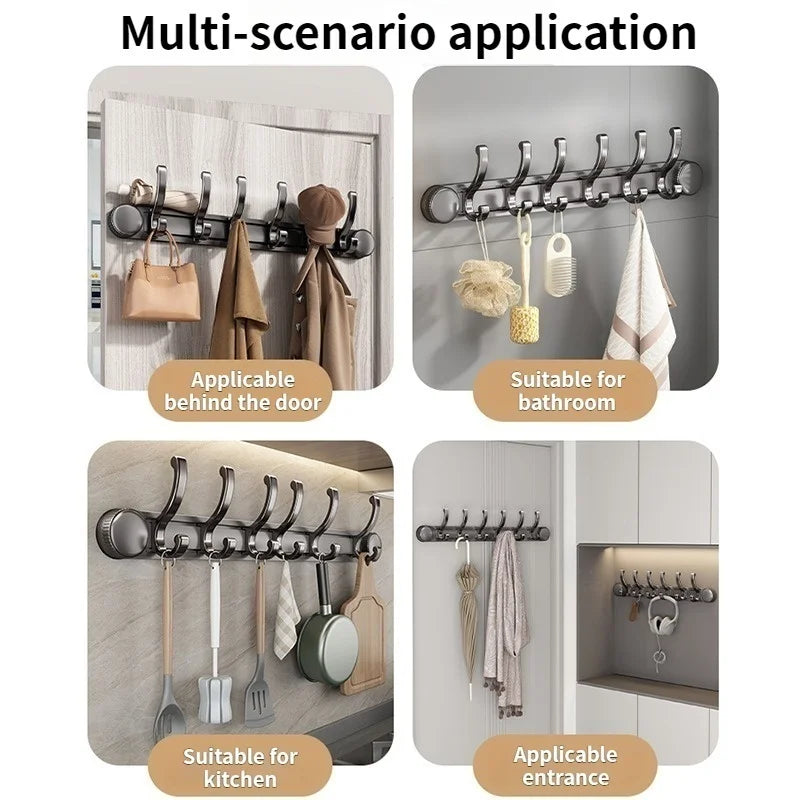 Suction Cup Hooks – No-Drill Wall Hangers, 7-Piece Set