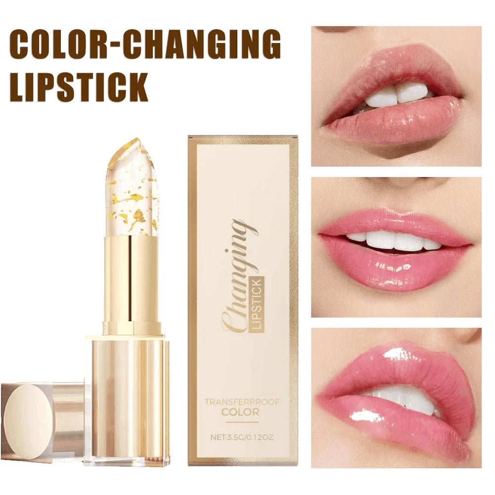 Color Changing Lipstick – 24H Moisture & Glossy Lip Gloss
