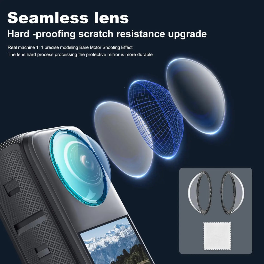 Insta360 X4 Accessories Kit – Lens Guards, Protector & Case