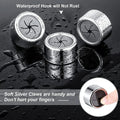 No-Drill Wall Towel Hooks 3-Pack | Damage-Free PP Clips