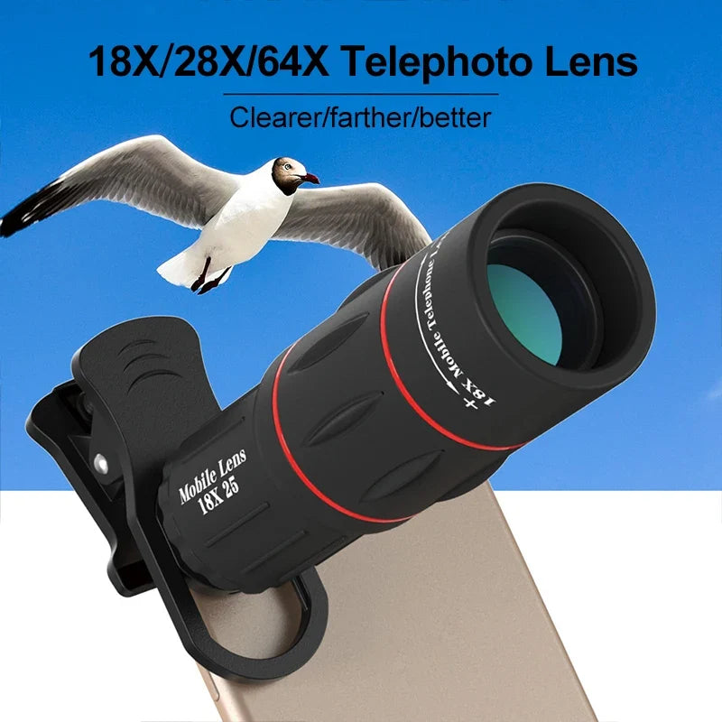 64X Telescope Mobile Phone Lens Photography Macro Iphone Cell