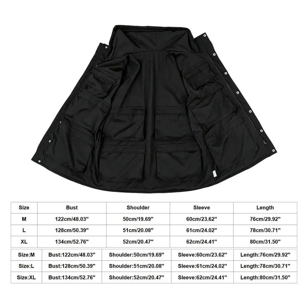 Travel Jacket 16 Hidden Pockets – Lightweight Foldable Travel Coat
