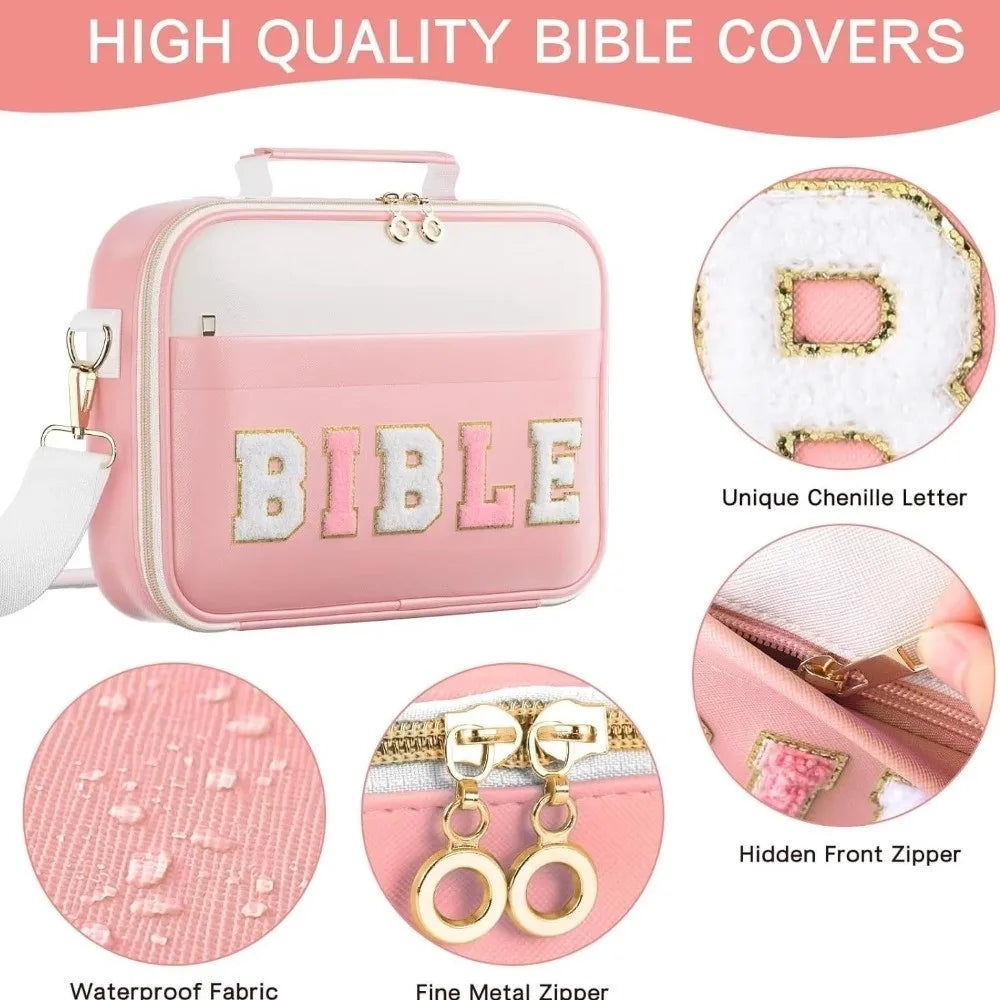 Portable Bible Cover Case Dustproof Large-capacity Carrying Bags