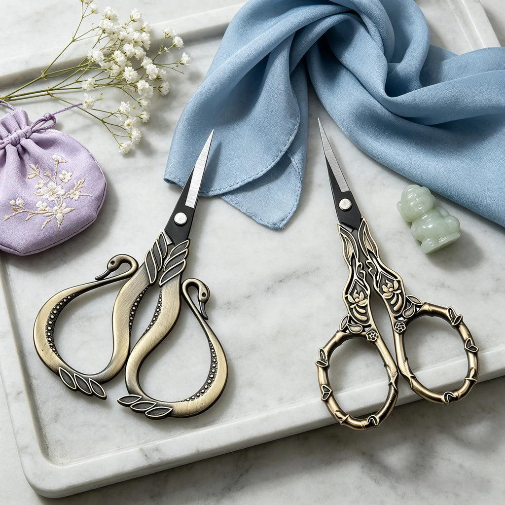 Embroidery Scissors – Stainless Steel Sewing Shears 1-2 Pcs