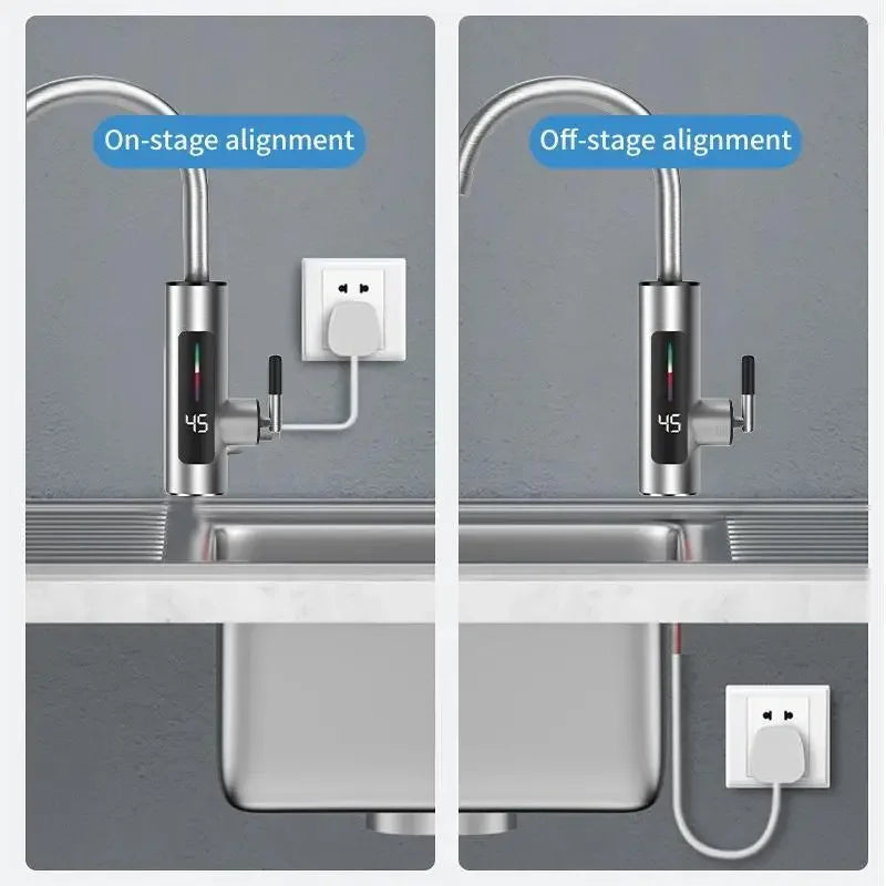 HOMEFISH 3000W Instant Hot Water Faucet | Tankless Electric Tap
