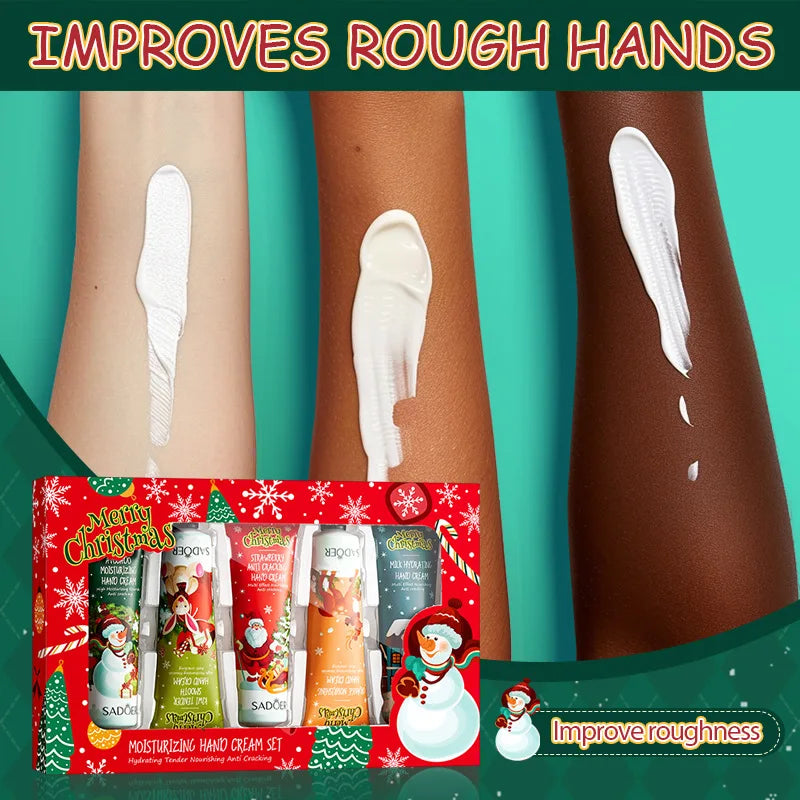 LUXURYTO 5-Piece Hand Cream Gift Set – 30g Travel Moisturizers