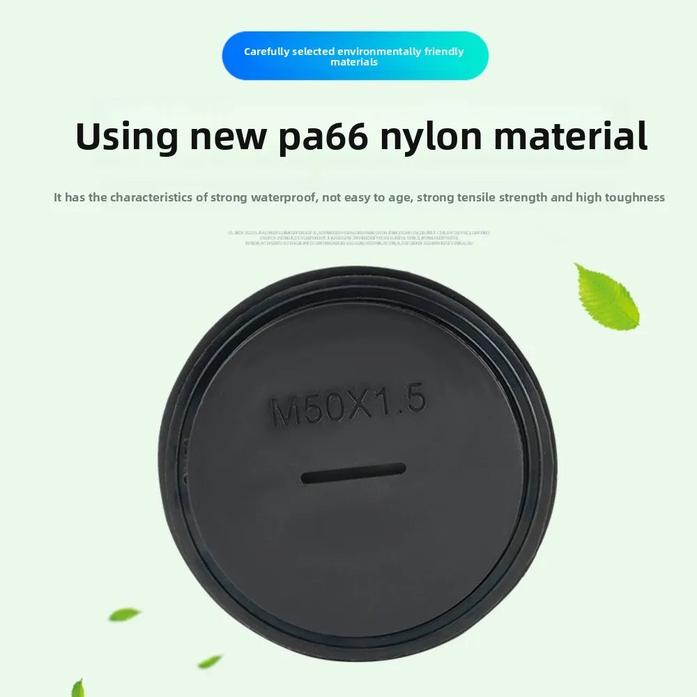 M12–PG63 Nylon Cable Gland IP68 Waterproof Cord Grip Connector