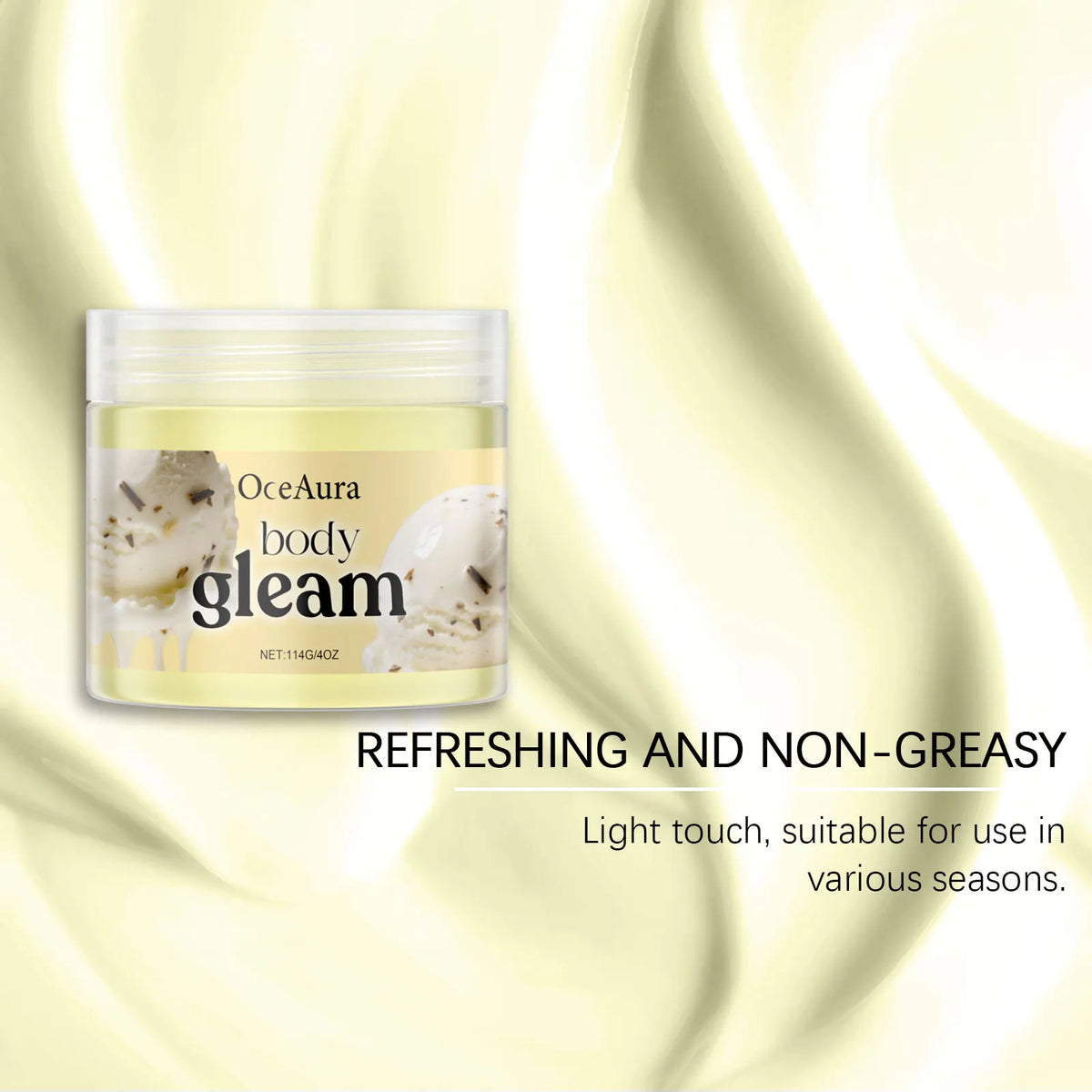 OceAura Vanilla Body Butter with Shea Butter – 114g Moisturizer