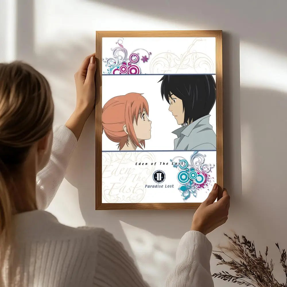 Eden of the East Anime Poster – HD Self-Adhesive Waterproof Wall Art
