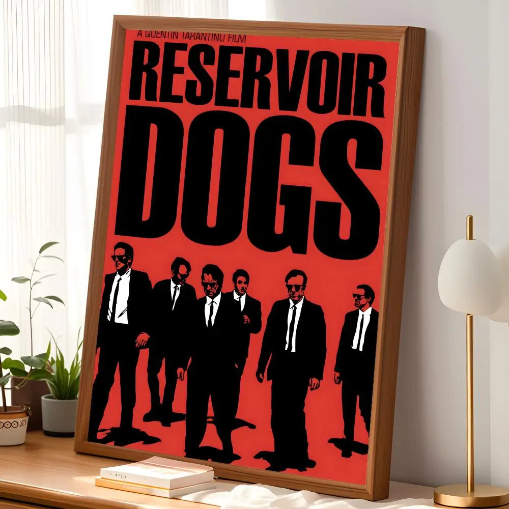 Reservoir Dogs HD PVC Wall Poster – Self-Stick Movie Decor