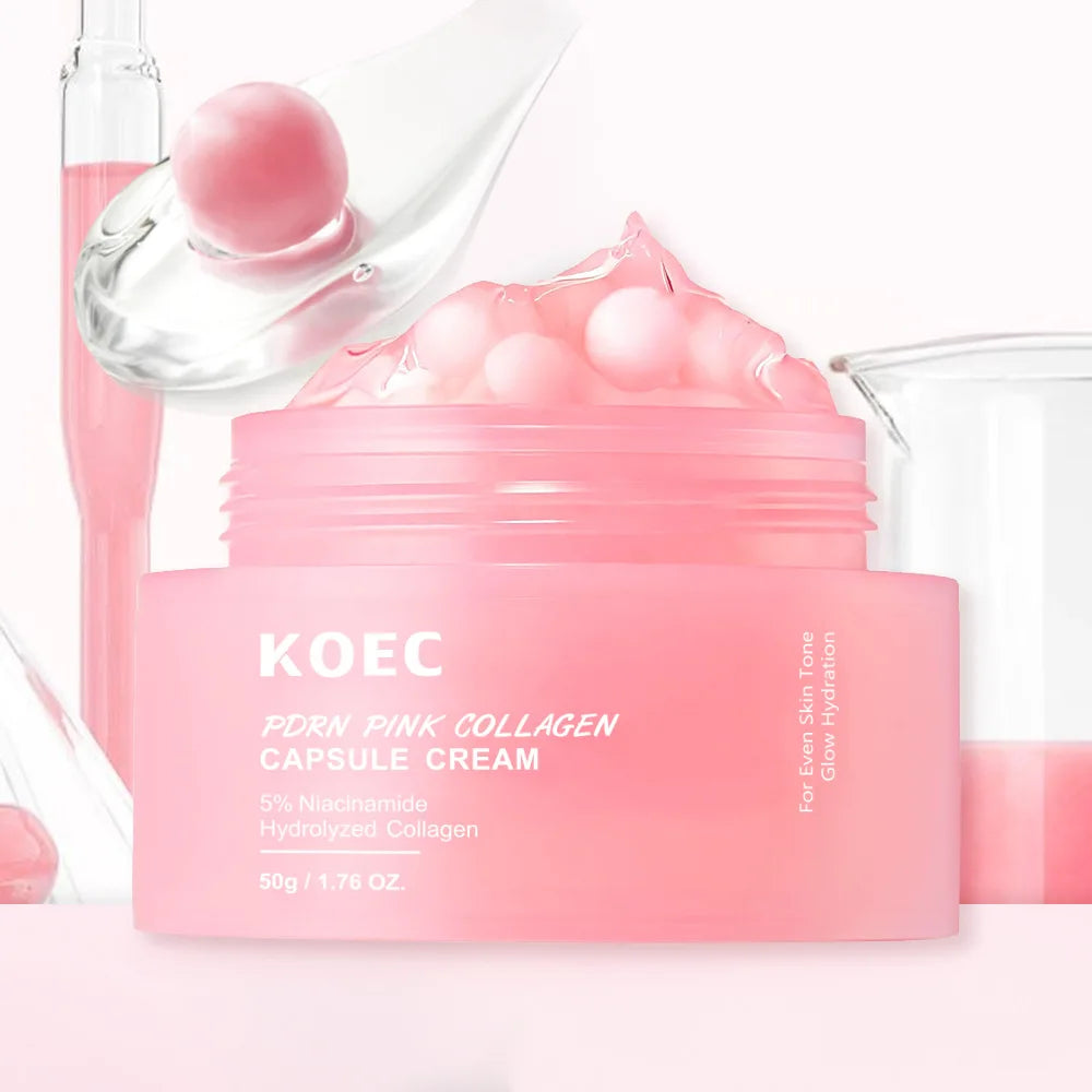 KOEC PDRN Pink Collagen Capsule Cream 50g | Niacinamide