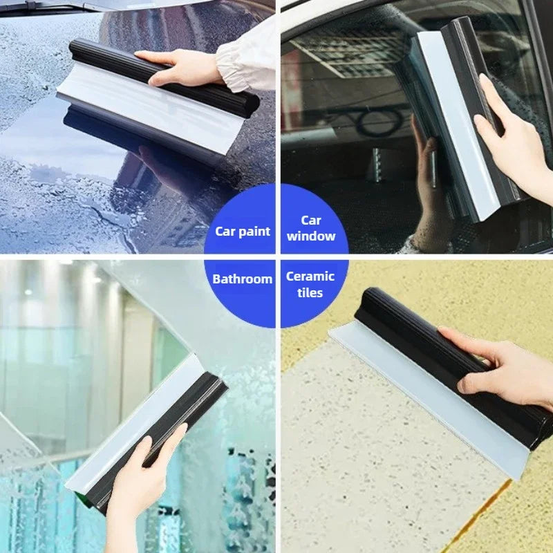 Silicone Car Window Squeegee Scraper – Water & Snow Remover