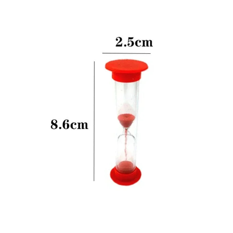 6-Piece Hourglass Sand Timer Set – Kids Desk Décor & Gift