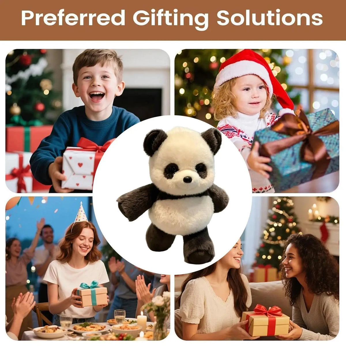 Panda Stuffed Animal 17.7in – Plush Toy & Throw Pillow