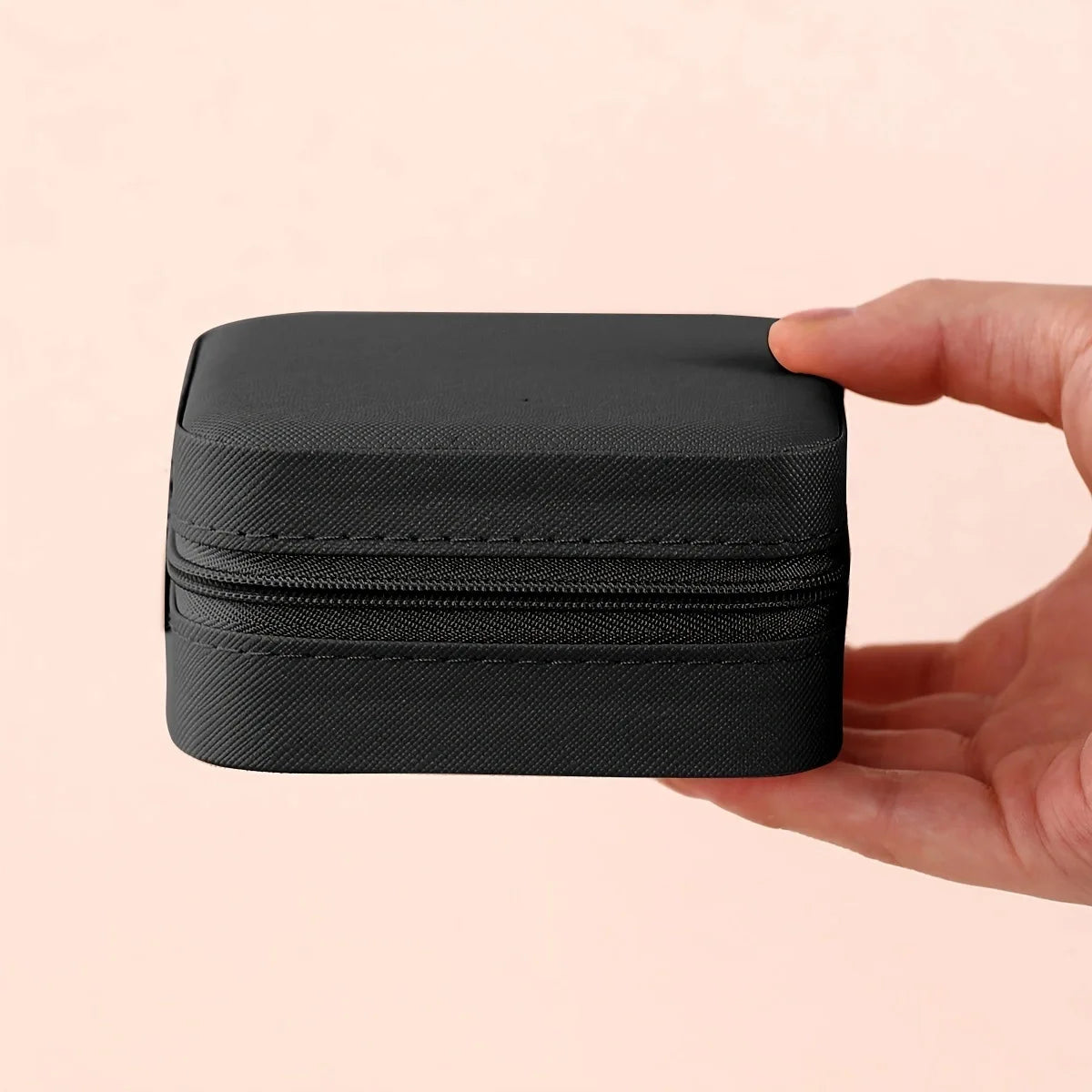 Portable Jewelry Storage Box Home Travel Mini Ring Earring Necklace