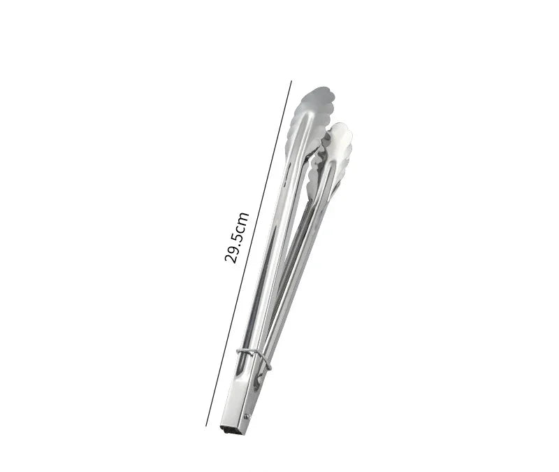 Long Handle Stainless Steel Tongs – BBQ, Salad & Kitchen