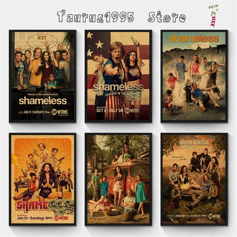 Classic Movie & TV Series Kraft Paper Poster | Wall Art Décor
