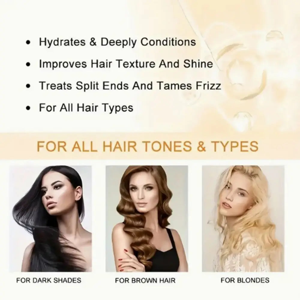 Keratin Hair Mask Damage Magical Treatment Frizzy Soft Smooth Shiny