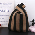 Women's Mini Hand-Woven Felt Handbag | Korean-Style Tote