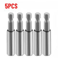 Magnetic Screwdriver Bit Set with Hex Handle & Extension Rod