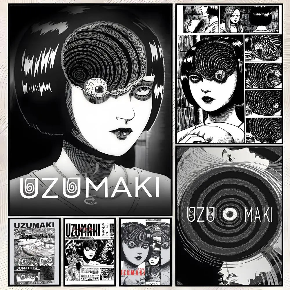 Manga Uzumaki HD PVC Self-Stick Wall Poster – Waterproof