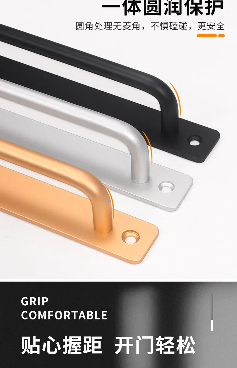 Aluminium Alloy Barn Door Cabinet Handle & Drawer Pull Set