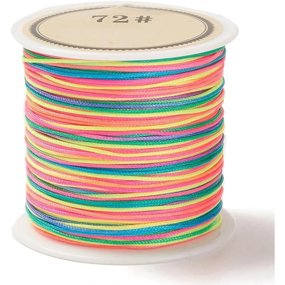 0.8mm Nylon Chinese Knotting Cord – Colorful Jewelry Beading String