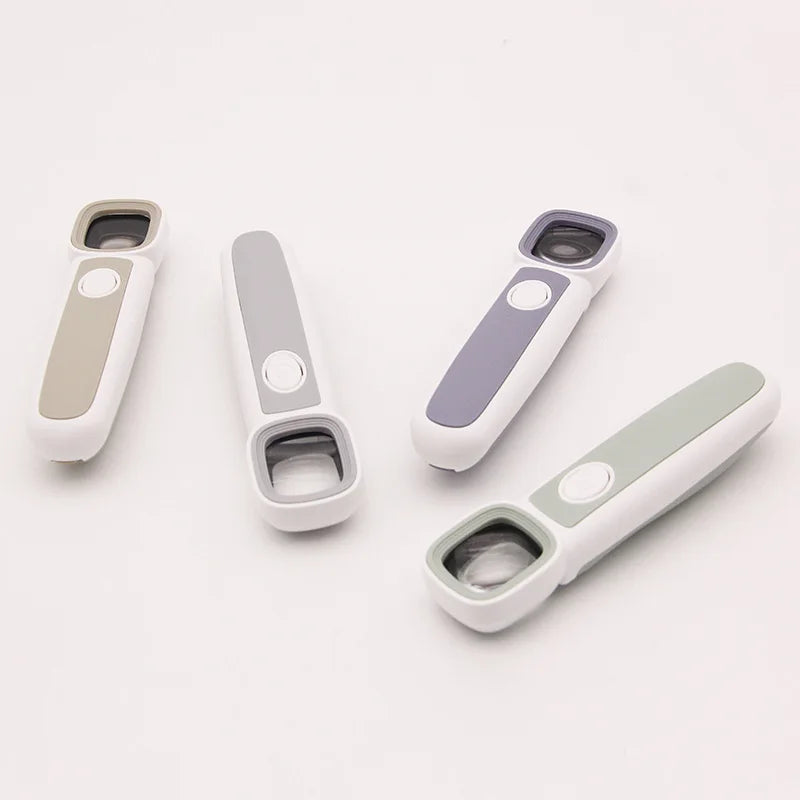 Handheld LED UV Magnifying Glass – HD Square Lens, 500X