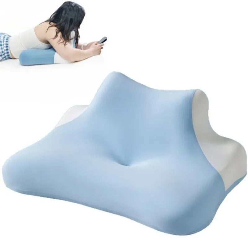 Multifunctional Wedge Pillow – Neck Support, Nap & Phone Holder