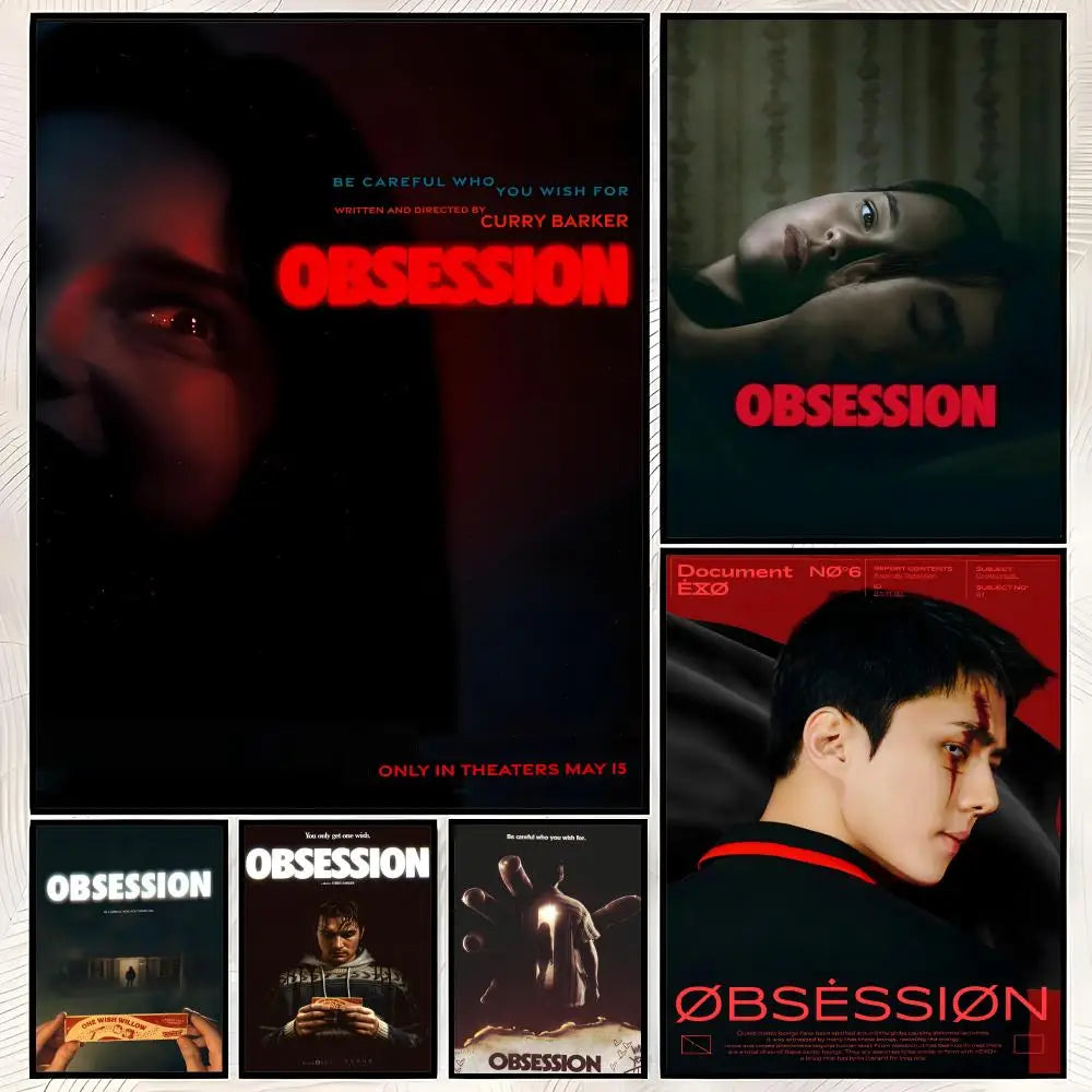 Movie Obsession Self-Stick HD Wall Art Poster | Waterproof Decor