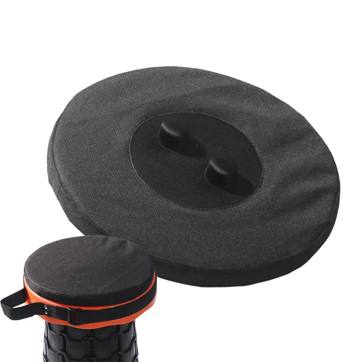 Round Stool Cushion Thickened Pad Retractable Cover Waterproof Oxford