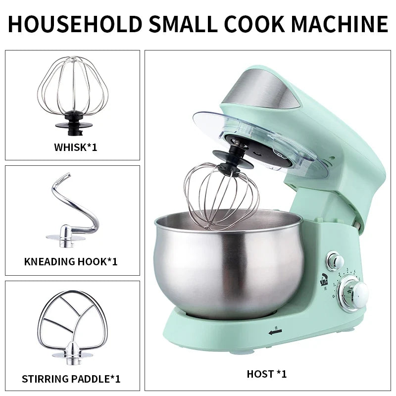 600W Electric Stand Mixer – 6-Speed Dough & Cream Beater