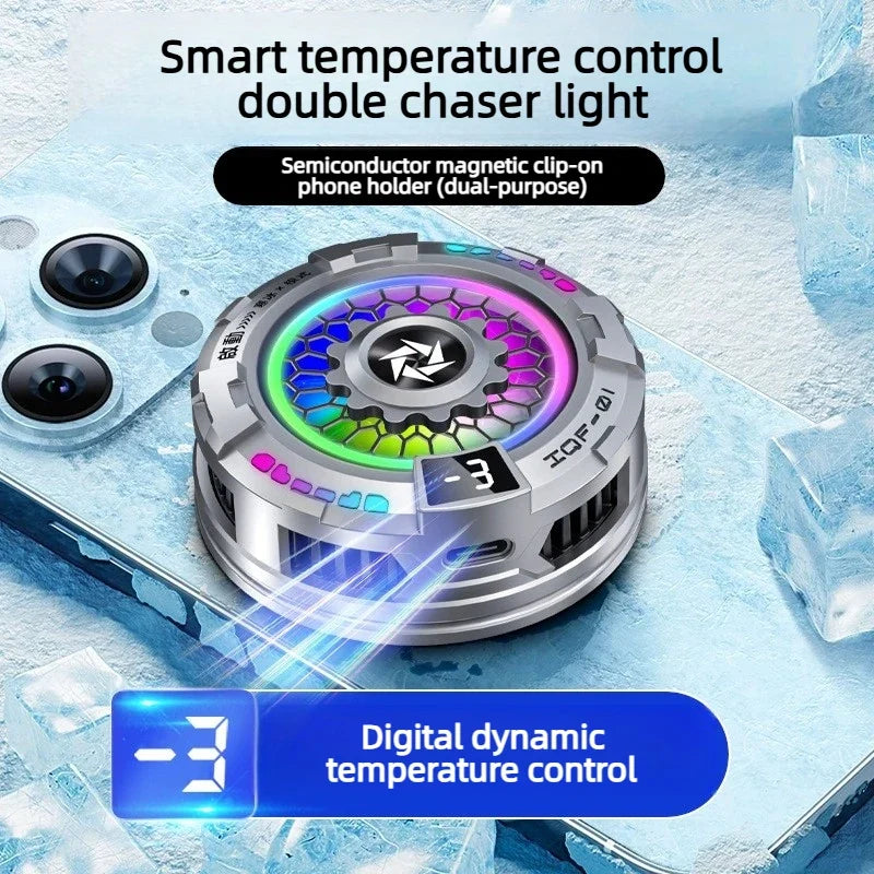 Phone Cooler Games Mobile Gaming Cooling Fan Radiator Cool Magnetic