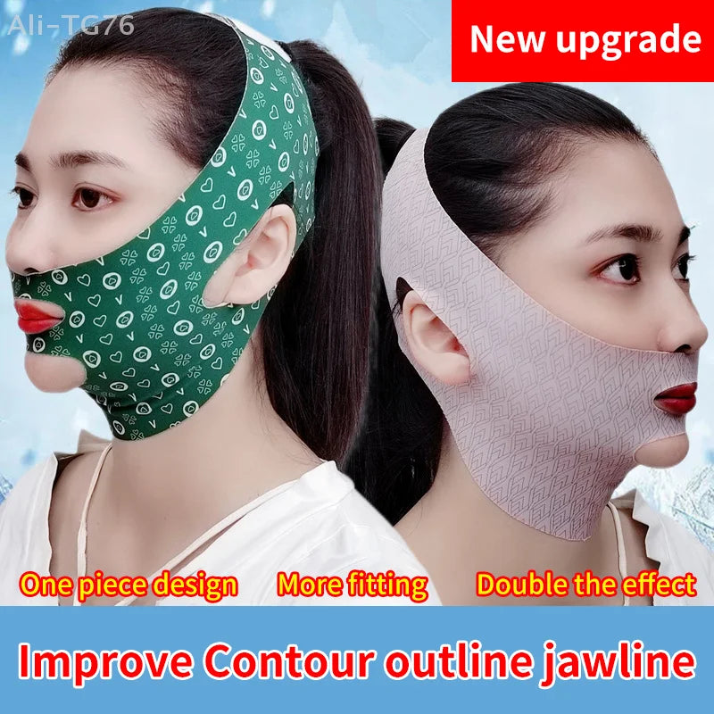 V-Line Face Lifting Band – Breathable Chin Slimming Strap