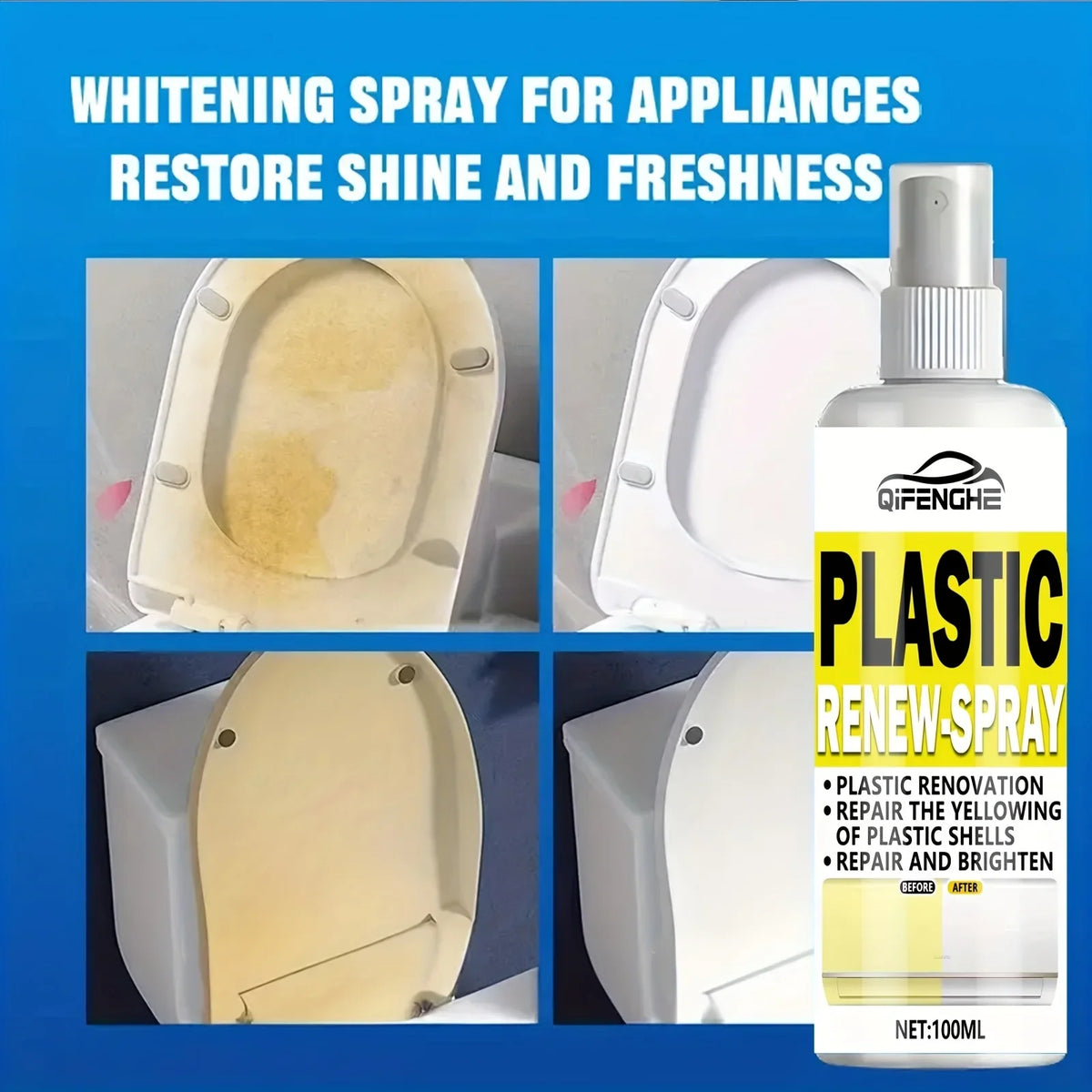 Plastic Yellowing Remover – Appliance Panel Oxidation Agent