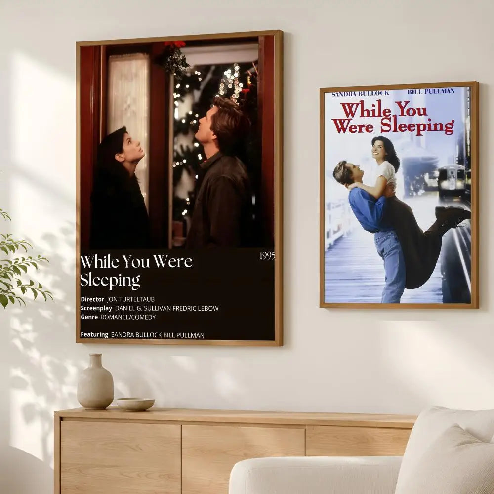 While You Were Sleeping Movie Poster – Self-Stick HD PVC Wall Art