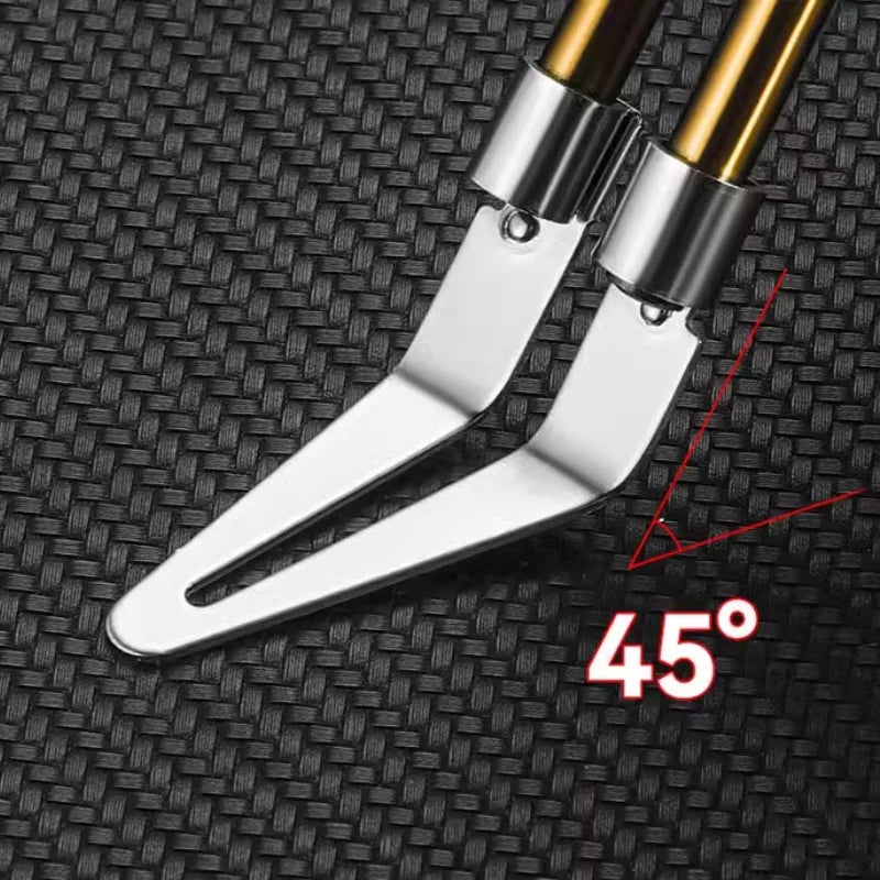 45° Elbow Stainless Steel Plastic Welding Iron Tips – 3Pcs Repair