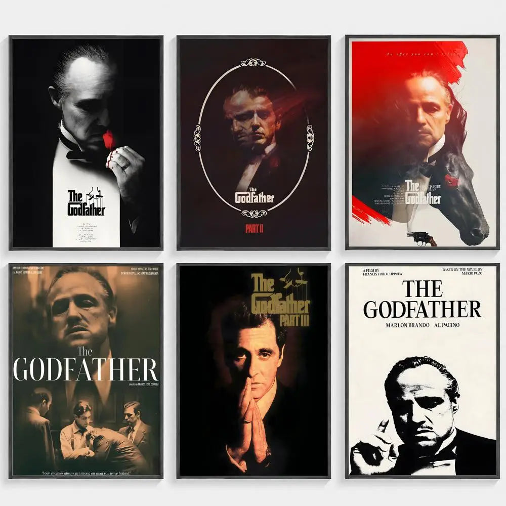 The Godfather Movie Poster – HD Wall Art for Home & Bar Decor