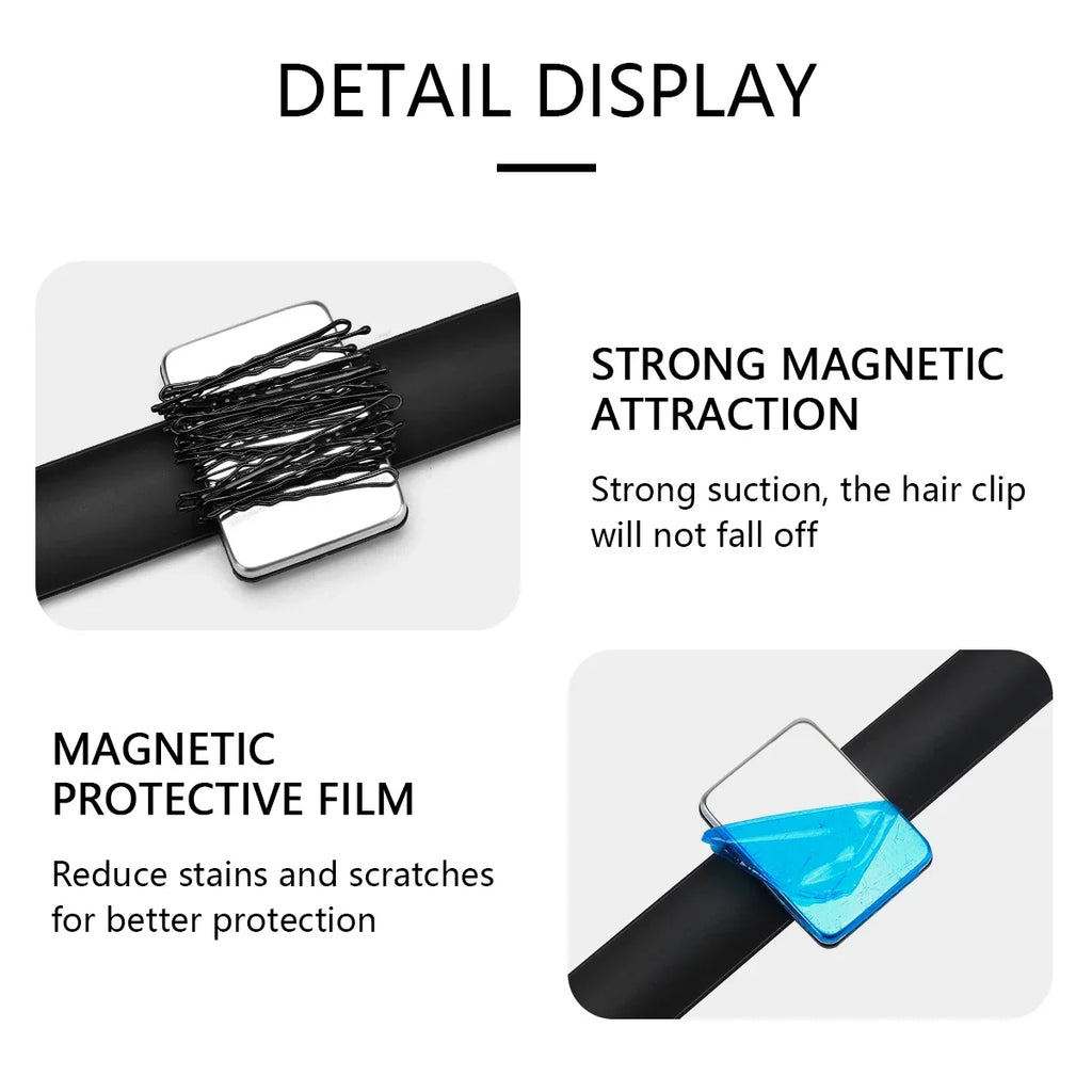 Silicone Magnetic Wristband for Hair Clips | Salon Styling Tool