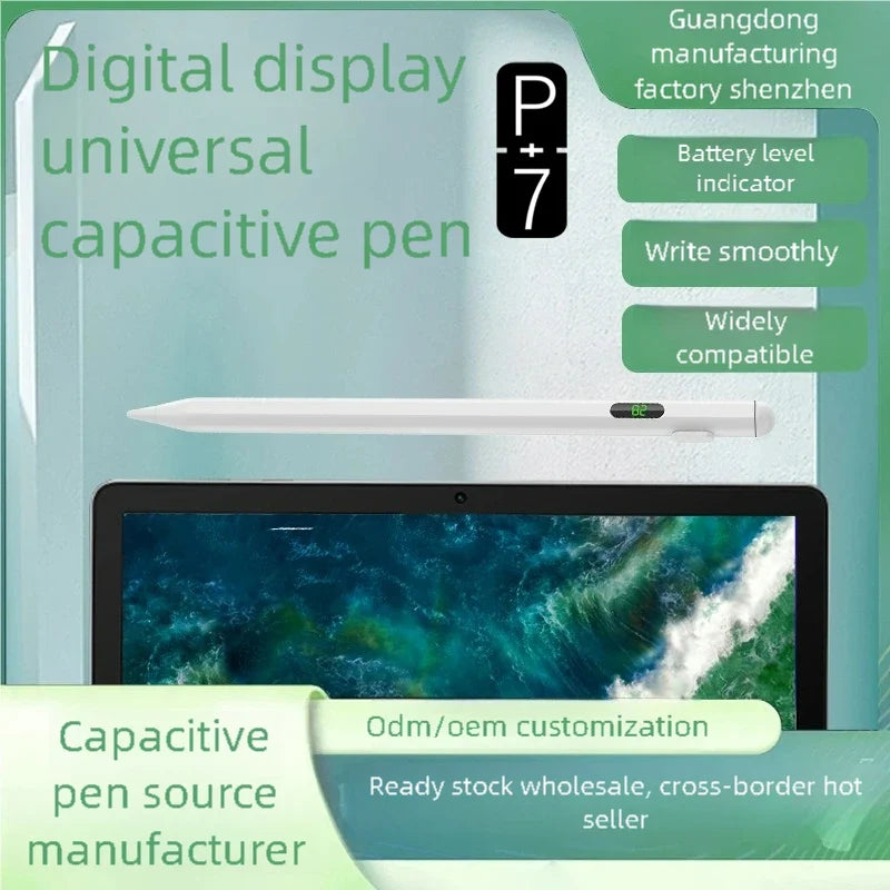 P+7 Universal Stylus Pen for iPad, Android & iOS Tablets