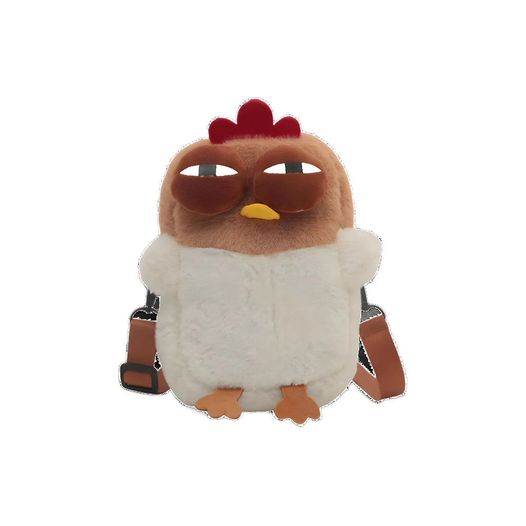 Kawaii Chicken Plush Sling Bag – Mini Cute Crossbody Phone Pouch