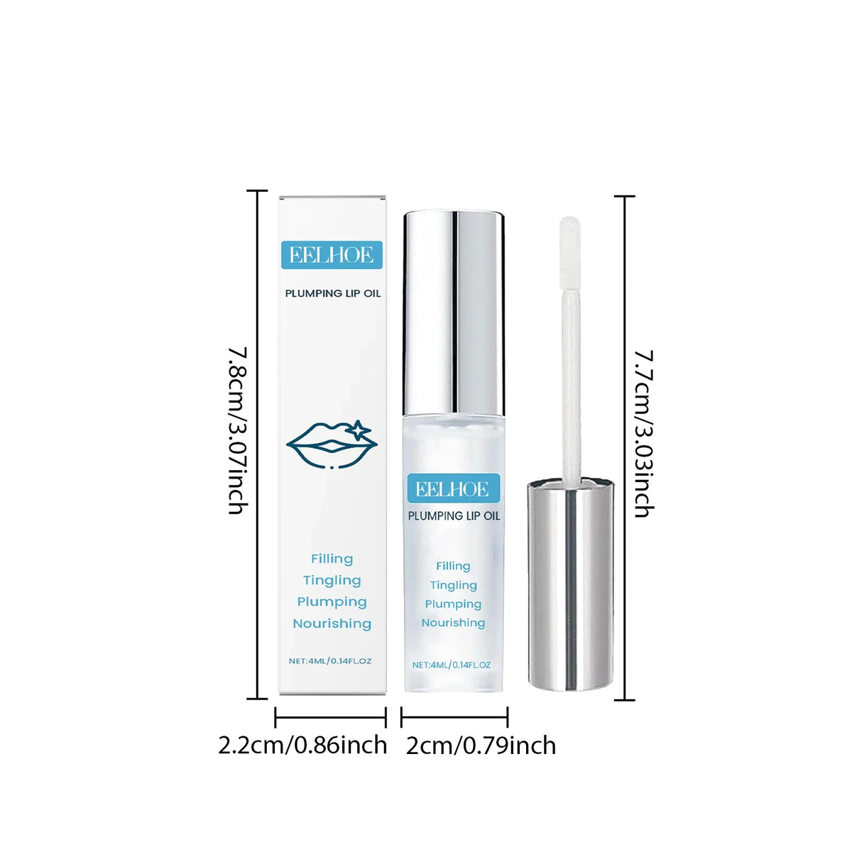 Eelhoe Plumping Lip Oil – Moisturizing Gloss & Lip Repair