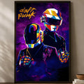 Daft Punk HD PVC Wall Poster – Self-Stick Waterproof Wall Art