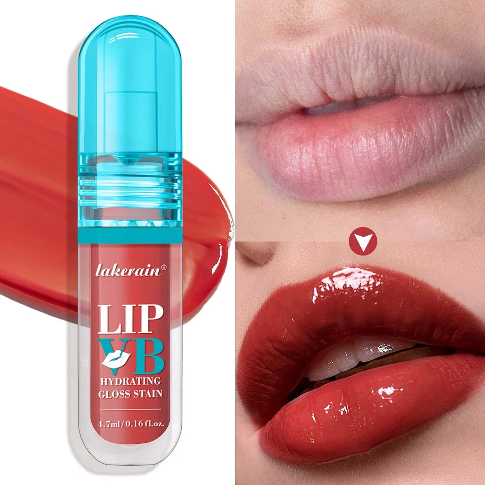 Lakerain Mirror Lip Gloss – Hydrating Gloss Stain, 6 Shades