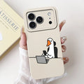 iPhone 17 Pro Silicone Case | Cute Kawaii Floral Painted Cover