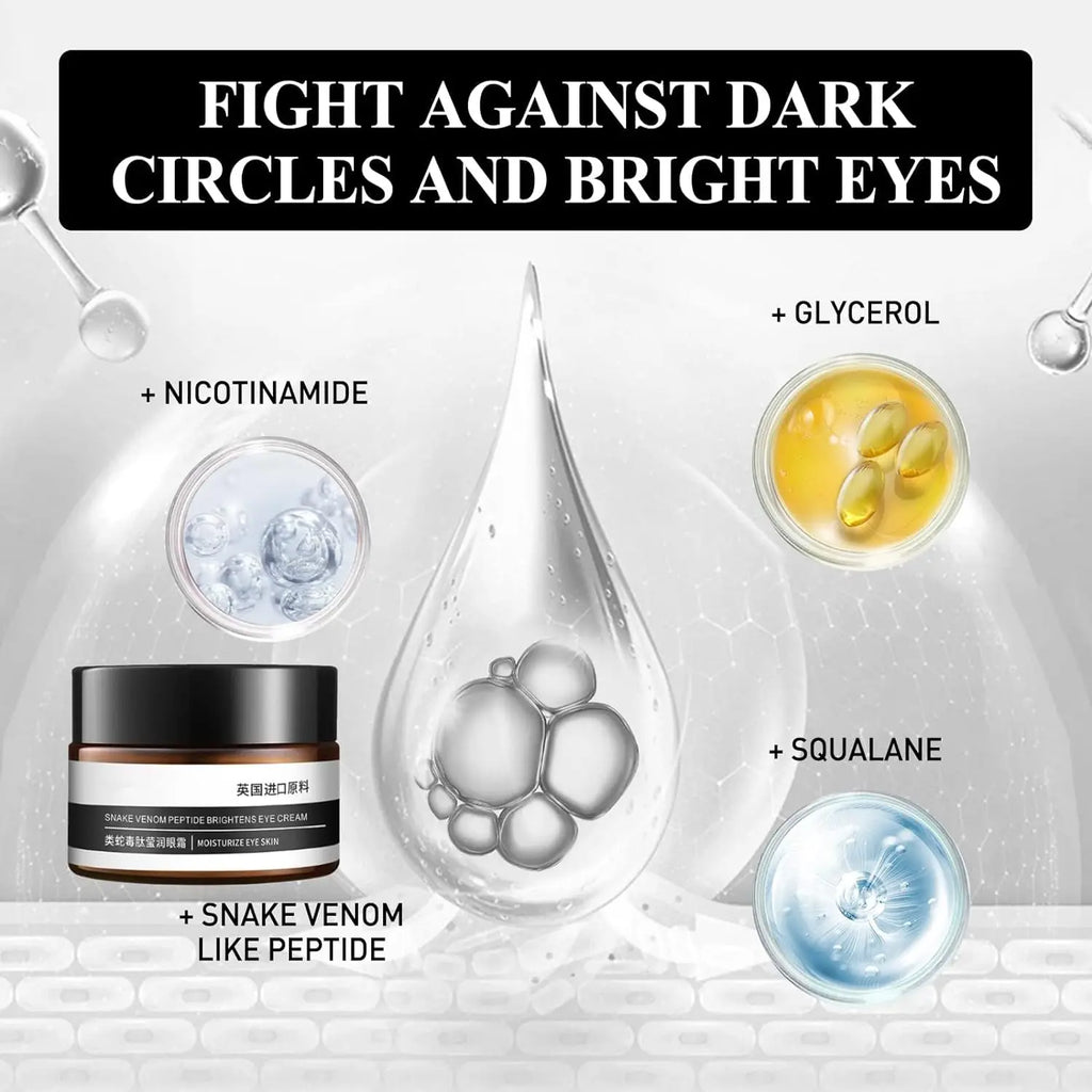 Verfons Snake Venom Peptide Eye Cream Smoothes Fine Lines Dark