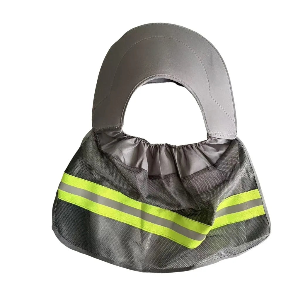 Hard Hat Sun Shield – Breathable Mesh Neck Cover UV Protection