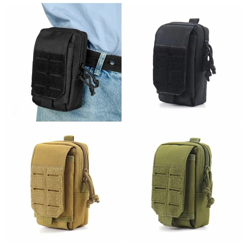 Oxford Waterproof Phone Belt Bag – Clip-On Waist Pouch